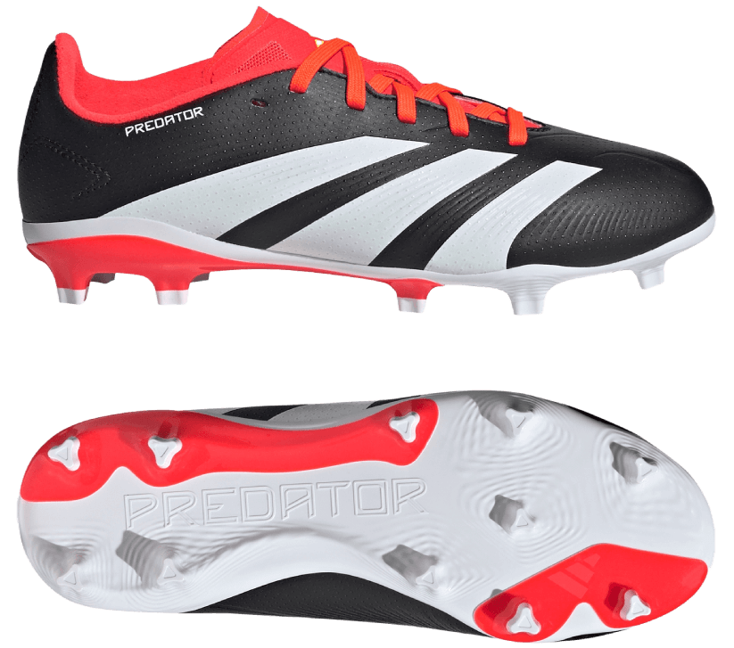 adidas Fussballschuh Predator League FG schwarz weiß rot