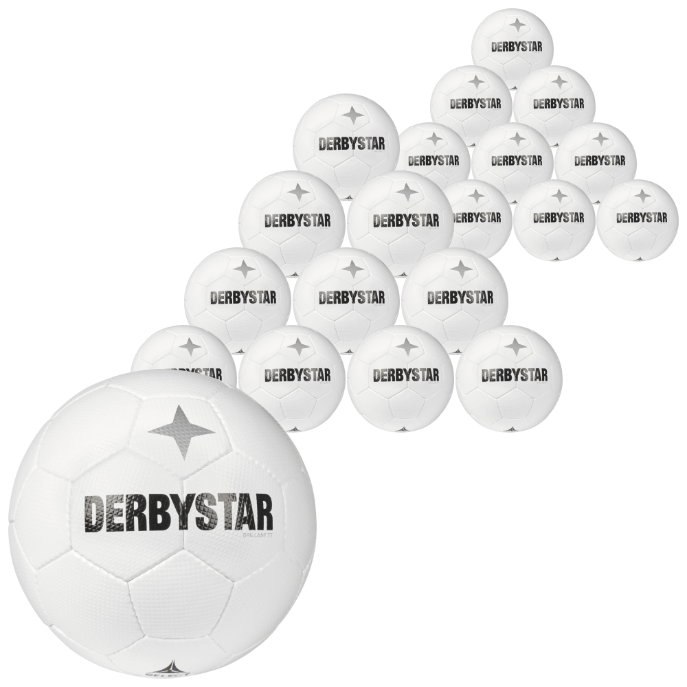 Derbystar 20er Ballpaket Brillant Fussball 22 Classic TT Grösse