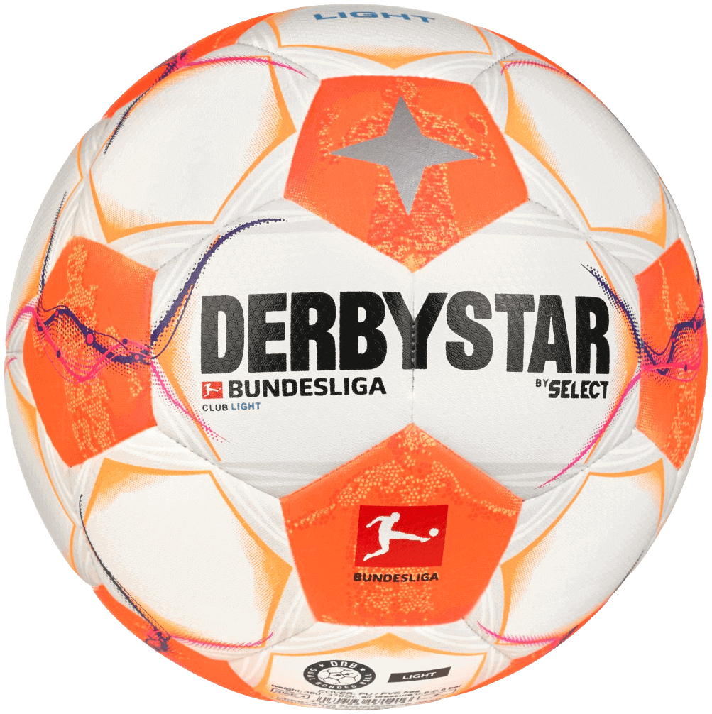 Derbystar Fussball Grösse 4 350g Bundesliga Club Light v24