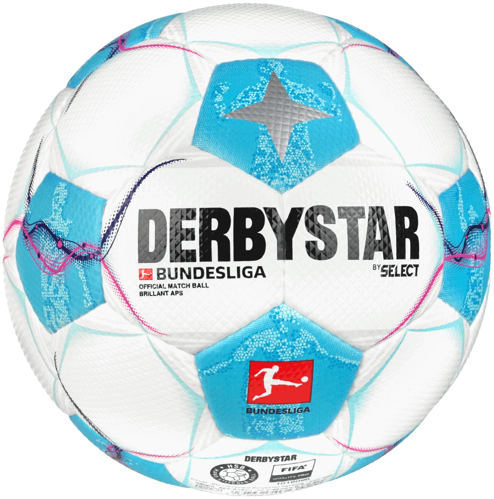 Derbystar Fussball Spielball Grösse 5 Bundesliga Brilliant APS v24