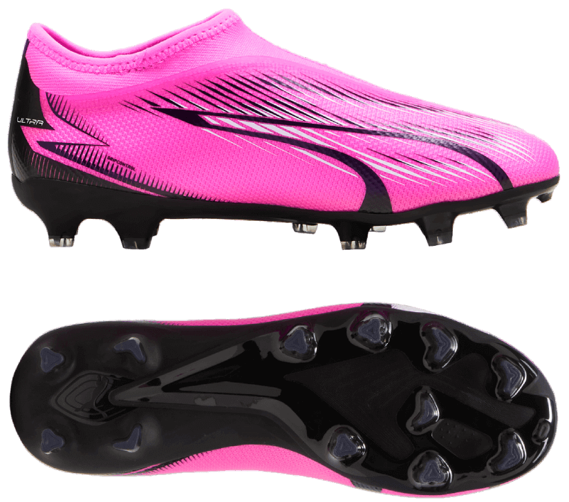 Puma Fussballschuh Ultra Match LL FG/AG pink schwarz
