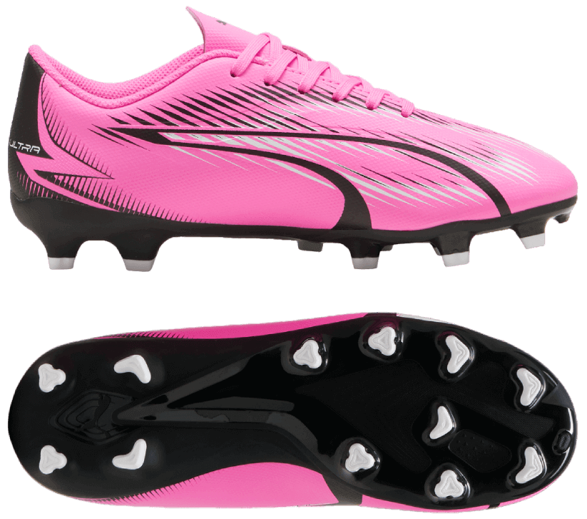 Puma Fussballschuh Ultra Play FG/AG pink schwarz